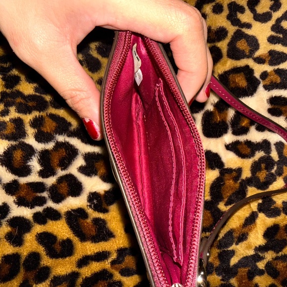 Coach Pink Patent Leather Wristlet - Picture 4 of 4